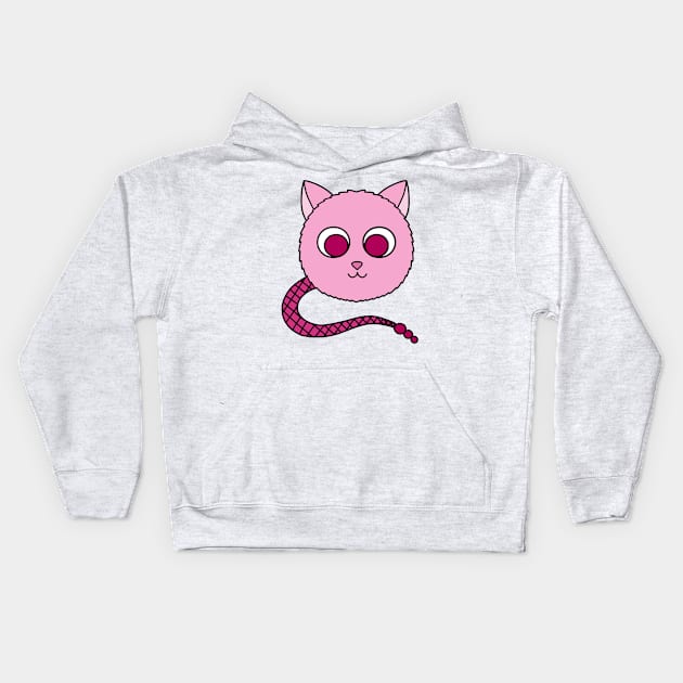 Cattish Puff Kids Hoodie by Destination Creativity